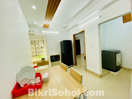 Furnished 2 Bedroom Apartment Rent in Bashundhara R/A